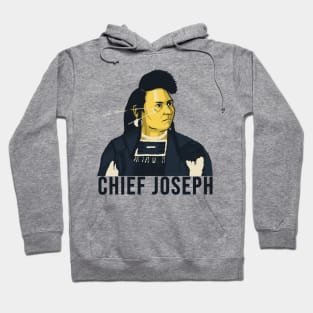 Chief Joseph Native American Vector Art 2 Hoodie